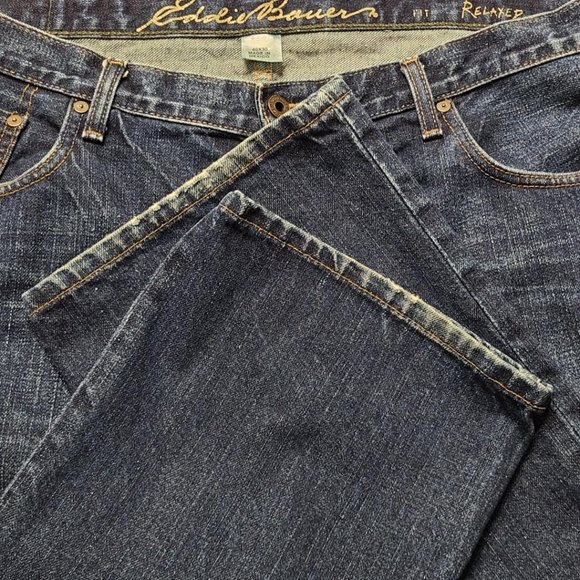Vintage Eddie Bauer Relaxed Straight Fit Jeans 40 - Picture 8 of 9